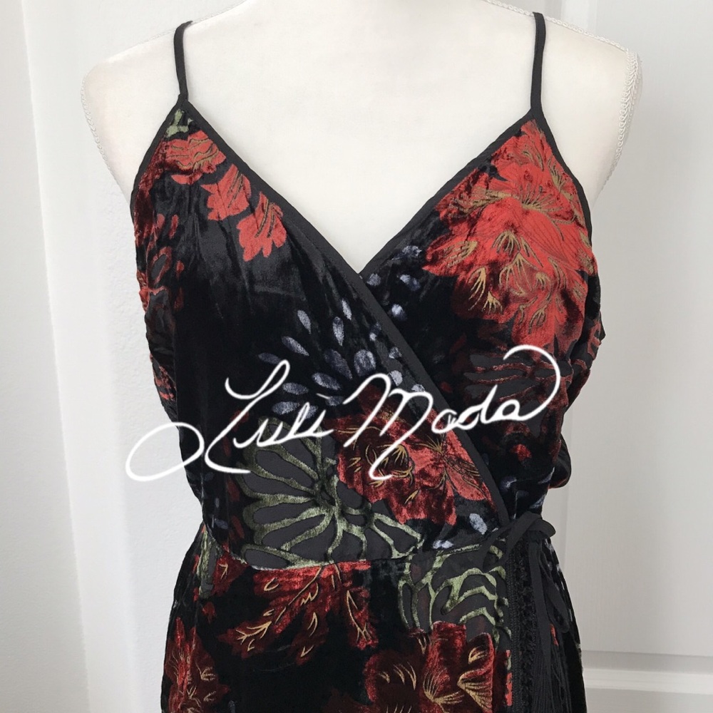 NWT Band of Gypsies Romantic Burnout Fringe Dress - Picture 5 of 8